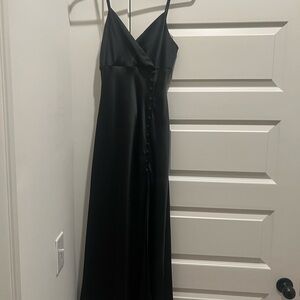 Elegant Black Midi/Maxi Dress